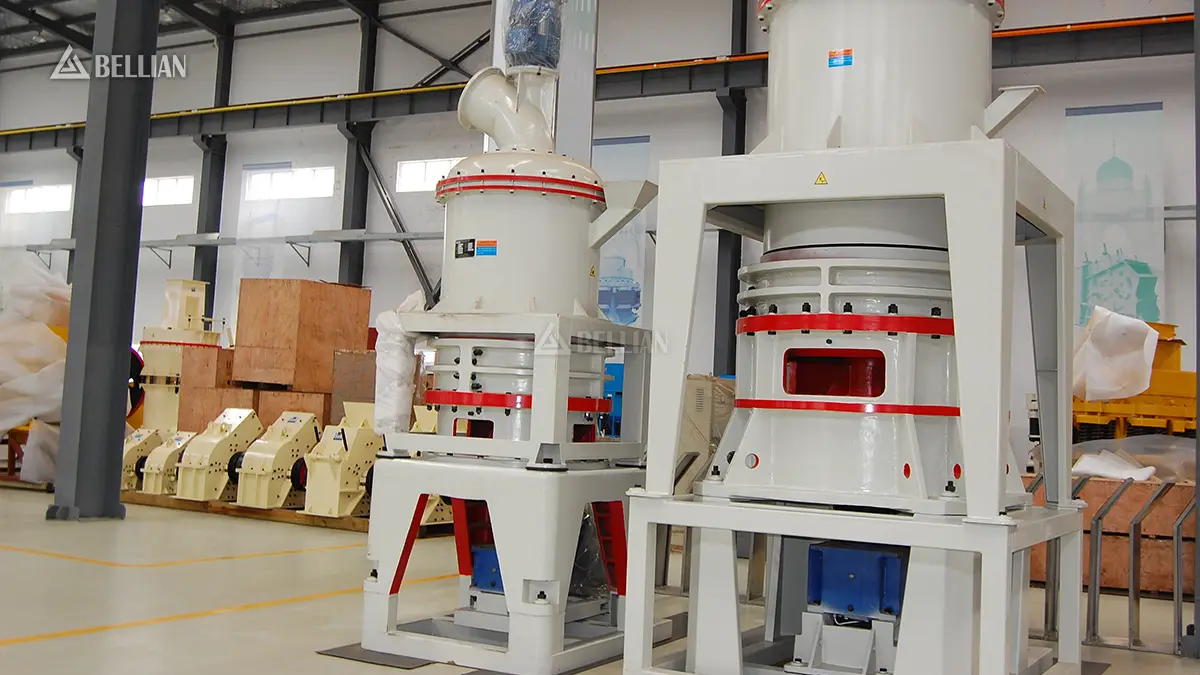 HGM100 three ring ultrafine mill main units supplied for Turkey 5t/h limestone powder project